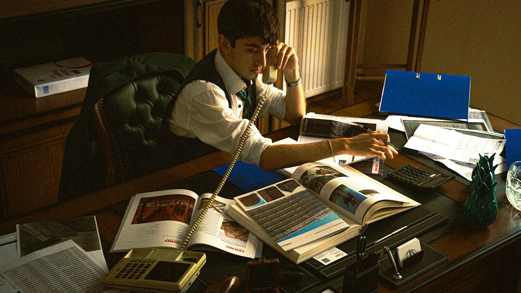 private detective in office