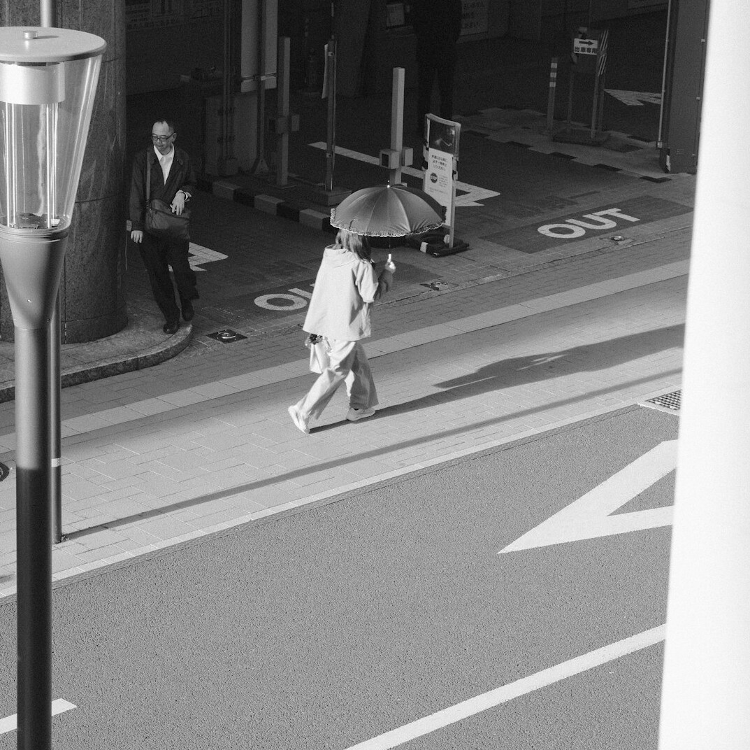 man following suspect